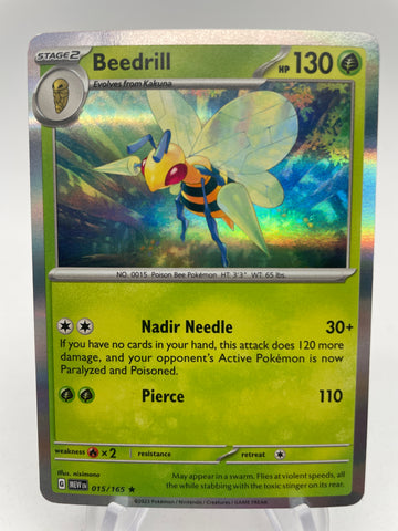 Beedrill Holo MEWen 015/165 Rare