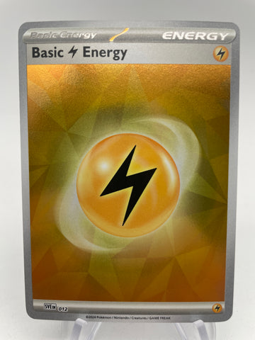 Basic LIghtning Energy SVEen 012 Prismatic Evolutions Holo
