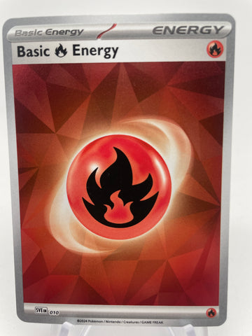 Basic Fire Energy SVEen 010 Prismatic Evolutions Holo