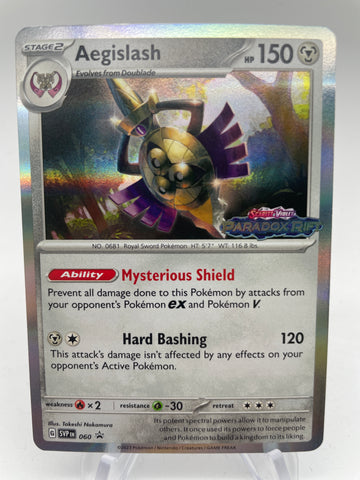 Aegislash SVPen 060 Promo Stamped with Paradox Rift (DMG)