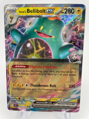 Iono's Bellibolt ex 053/159 JTGen Double Rare