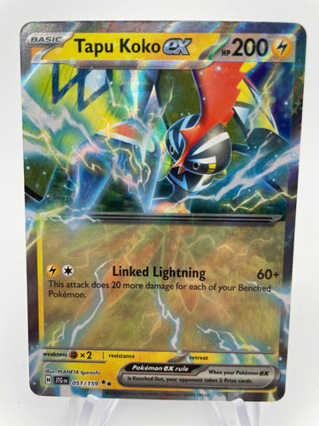 Tapu Koko ex 051/159 JTGen Double Rare