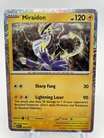 Miraidon Holo 003/015 M24en McDonalds