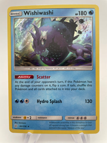 Wishiwashi 62/236 Holo