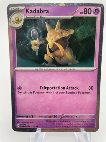 Kadabra MEWen 064/165 Cosmos Holo