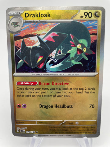 Drakloak 072/131 PREen Reverse Holo Master Ball