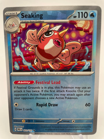 Seaking 021/131 PREen Reverse Holo Masterball