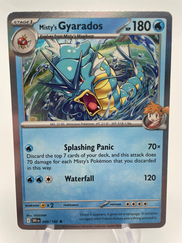 Misty's Gyarados DRIen 049/182 Holo