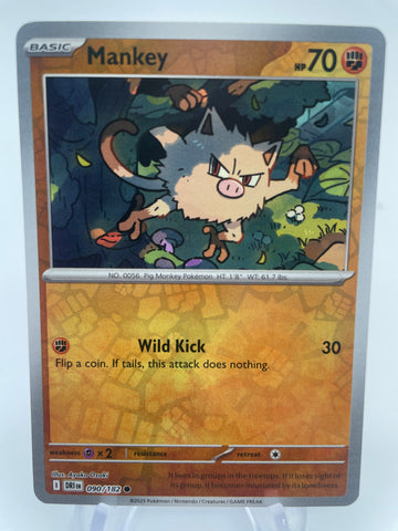 Mankey DRIen 090/182 Reverse Holo RH