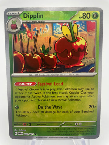 Dipplin 010/131 PREen Reverse Holo Pokeball