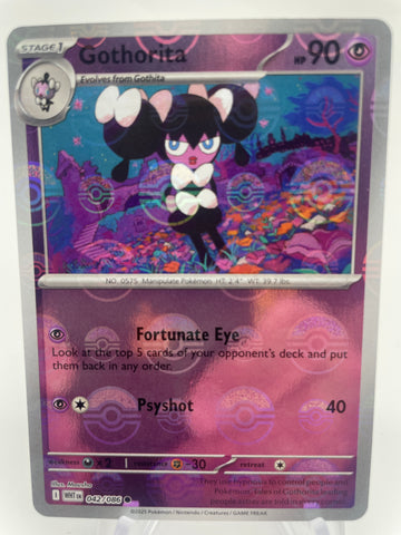 Gothorita WHTen 042/086 Reverese Holo RH Pokeball