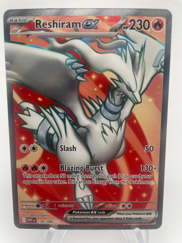 Reshiram ex WHTen 158/086 Double Rare Full Art