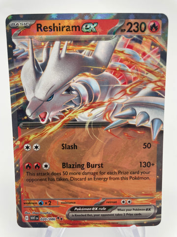 Reshiram WHTen 020/086 Double Rare Full Art