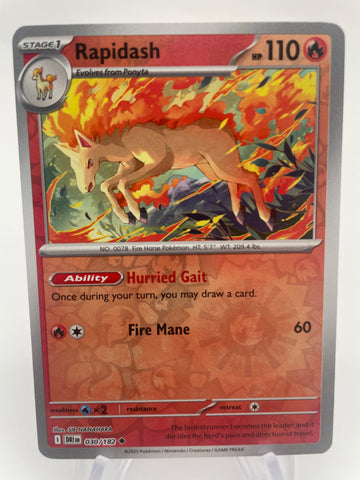 Rapidash DRIen 030/182 Reverse Holo RH