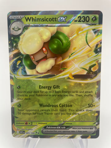 Whimsicott ex WHTen 005/086 Double Rare