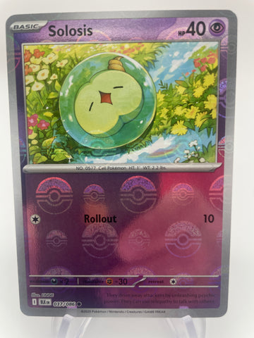 Solosis BLKen 037/086 Reverse Holo RH Poke Ball