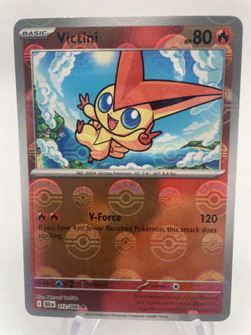 Victini BLKen 012/086 Reverse Holo RH Poke Ball