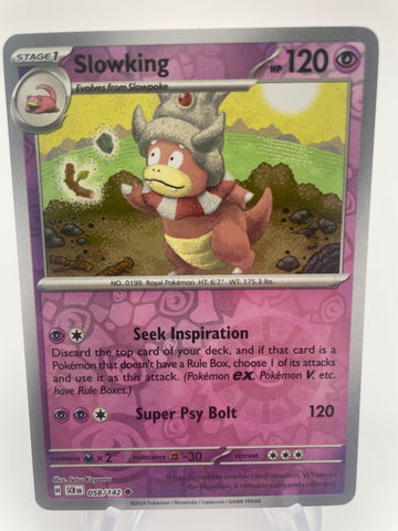 Slowking SCRen 058/142 Reverse Holo RH