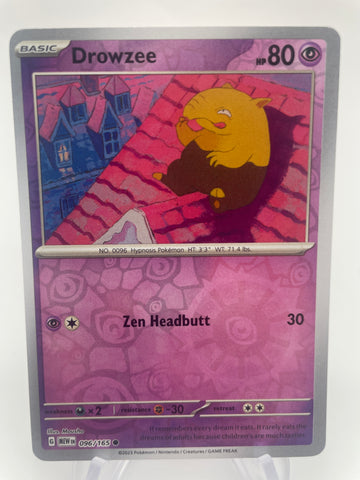 Drowzee MEWen 096/165 RH Reverse Holo