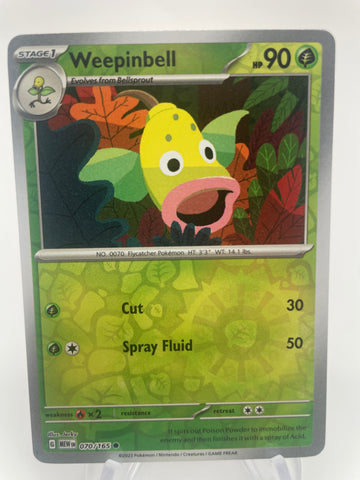 Weepinbell MEWen 070/165 RH Reverse Holo