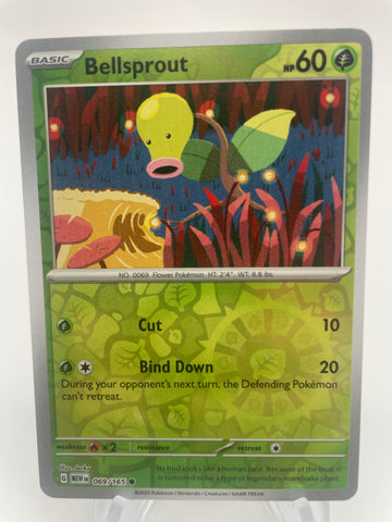 Bellsprout MEWen 069/165 RH Reverse Holo