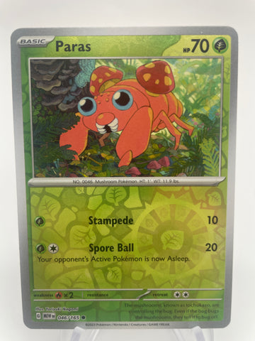 Paras MEWen 046/165 RH Reverse Holo