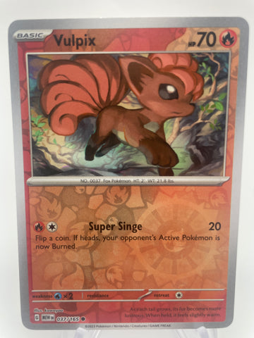 Vulpix MEWen 037/165 RH Reverse Holo