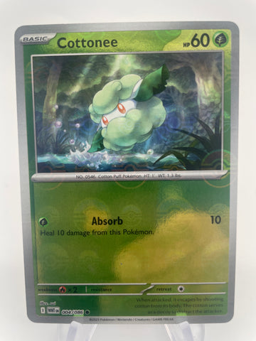 Cottonee WHTen 004/086 Reverse Holo RH Pokeball