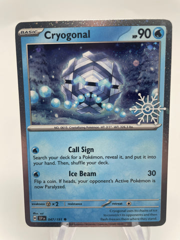 Cryogonal SSPen 047/191 Holo with Snowflake Stamp
