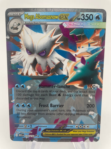 Mega Abomasnow ex MEGen 036/132 Double Rare