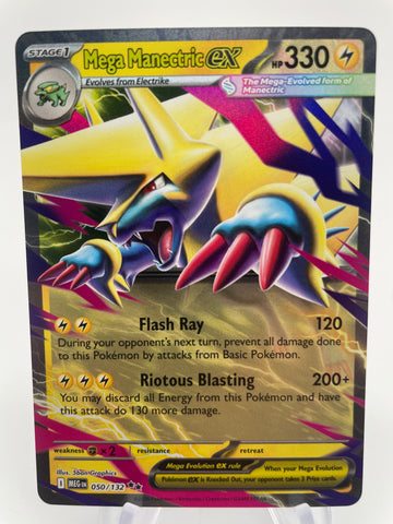 Mega Manectric ex MEGen 050/132 Double Rare