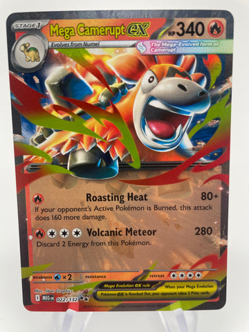 Mega Camerupt ex MEGen 022/132 Double Rare
