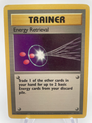 Energy Retrieval - Base Set 81/102 DMG