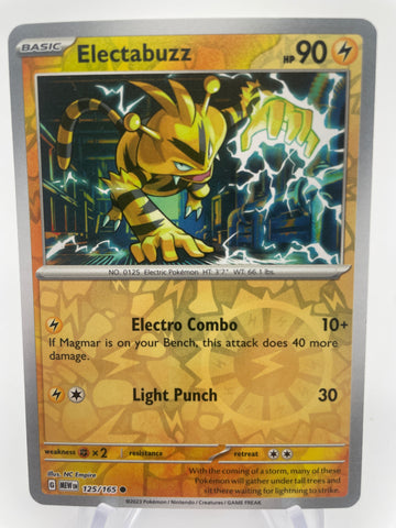 Electabuzz MEWen 125/165 Reverse Holo RH