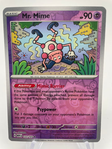 Mr. Mime MEWen 122/165 RH Reverse Holo