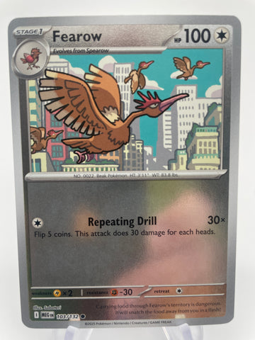 Fearow MEGen 103/132 Reverse Holo