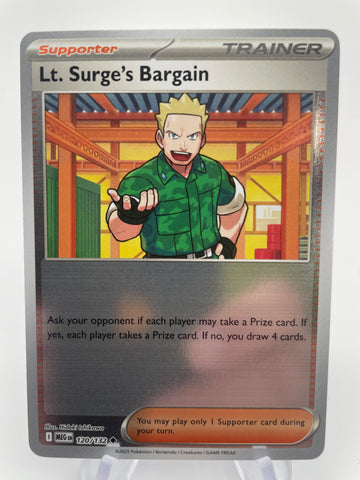 Lt. Surge's Bargain MEGen 120/132 Reverse Holo