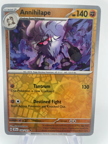 Annihilape SSPen 100/191 Reverse Holo RH