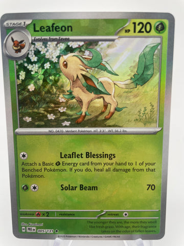 Leafeon 005/131 PREen Reverse Holo Masterball