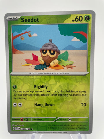 Seedot TEFen 003/162 Reverse Holo RH