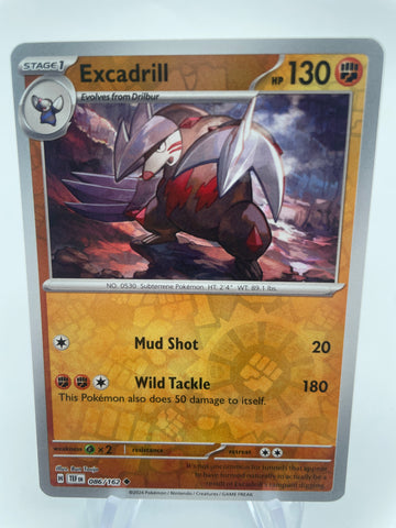 Excadrill TEFen 086/162 Reverse Holo RH