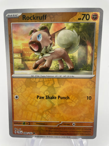 Rockruff TEFen 089/162 Reverse Holo RH