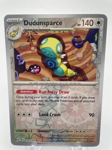 Dudunsparce TEFen 129/162 Reverse Holo RH