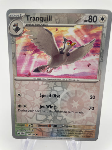 Tranquill TEFen 134/162 Reverse Holo RH