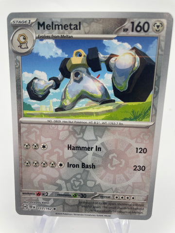 Melmetal TEFen 117/162 Reverse Holo RH