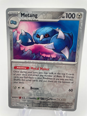 Metang TEFen 114/162 Reverse Holo RH