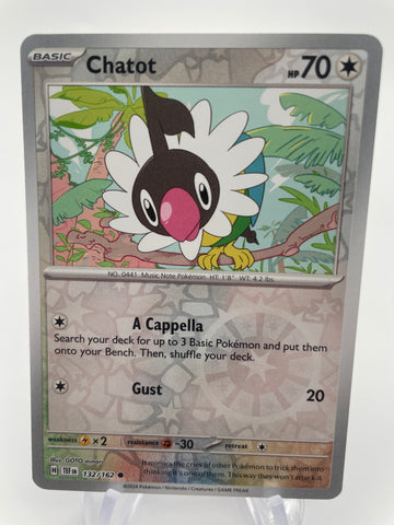 Chatot TEFen 132/162 Reverse Holo RH