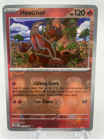 Heatmor WHTen 019/086 Reverse Holo RH Masterball