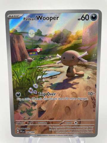 Paldean Wooper PFLen 102/094 Illustration Rare IR