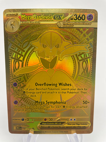 Mega Gardevoir MEGen 187/132 Gold Rare Mega Hyper